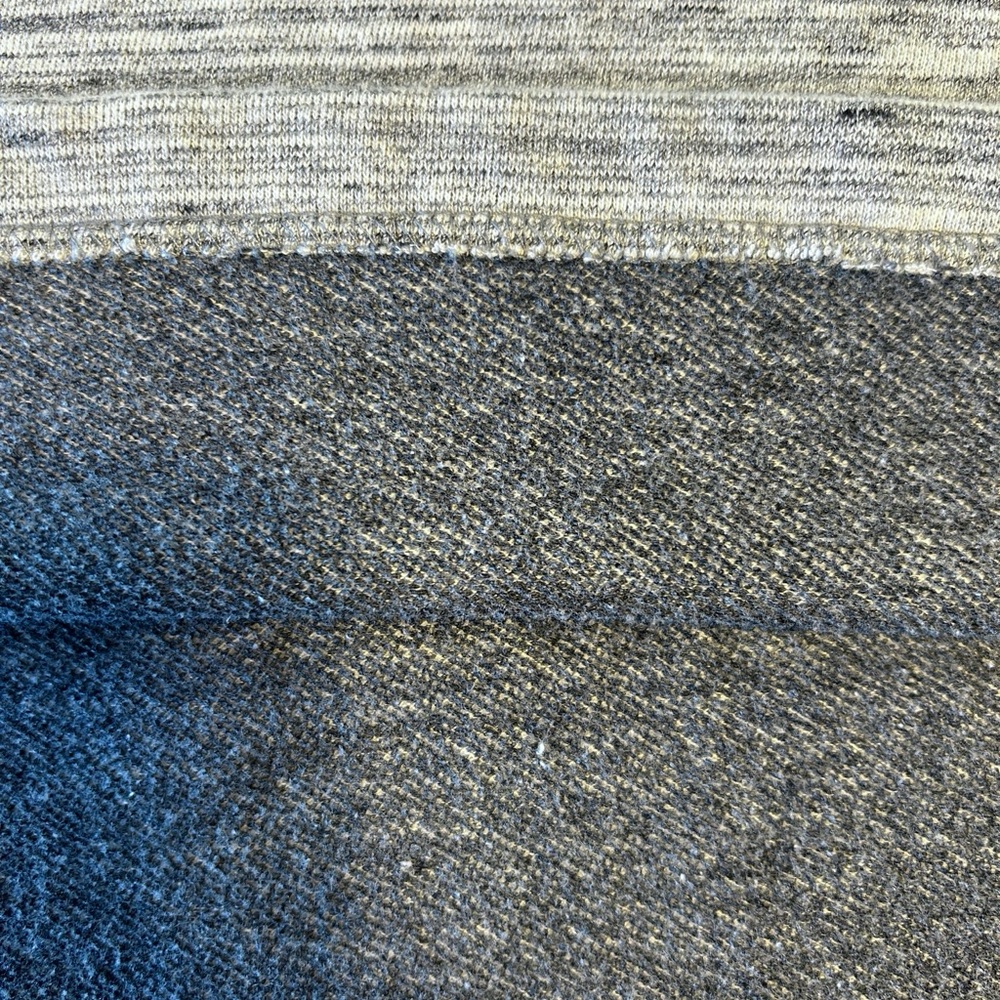 Relwen heathered gray button mock neck pullover - Picture 6 of 8